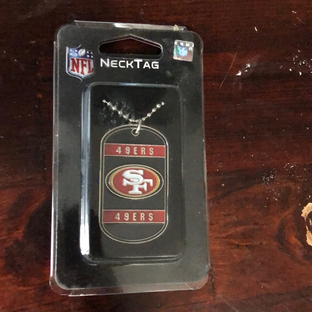 San Francisco 49ers nametag